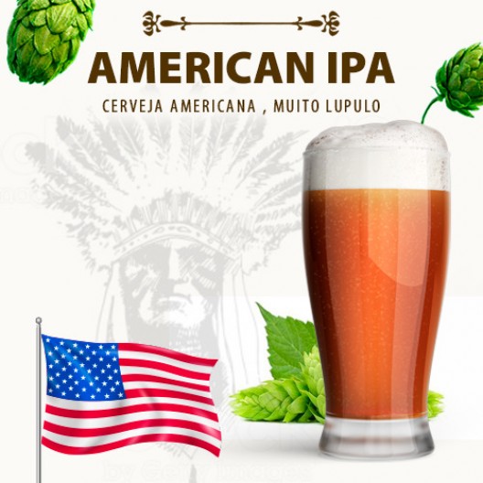 Kit para 20 Litros de Cerveja American IPA 