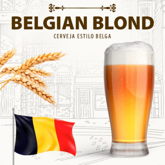 Kit para 50 Litros de Cerveja Belgian Blond