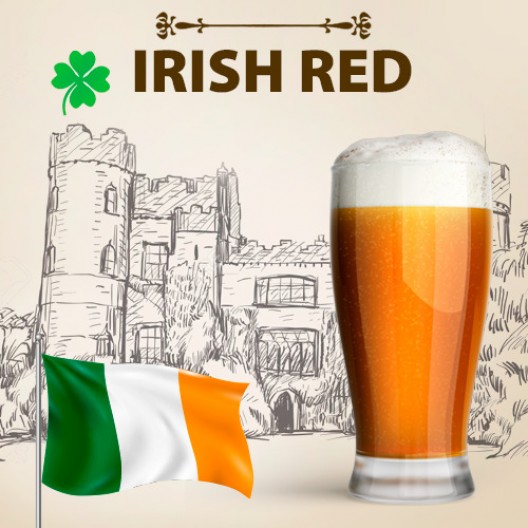 Kit para 30 Litros de Cerveja Irish Red