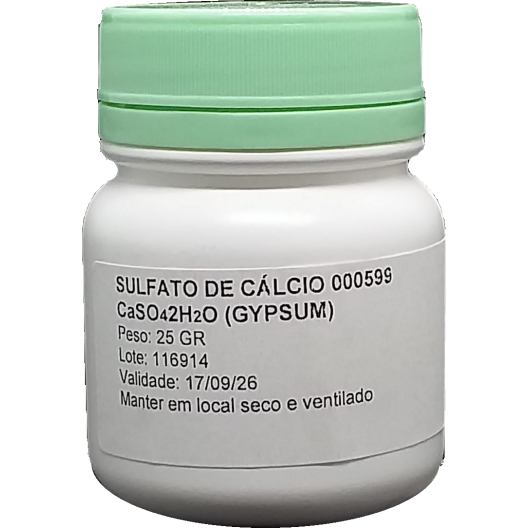 Sulfato de Calcio (Gypsum) - 25gr