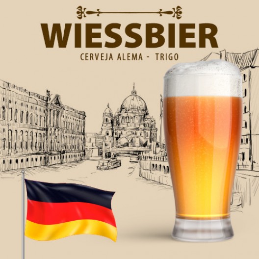 Kit para 20 Litros de Cerveja Weissbier 